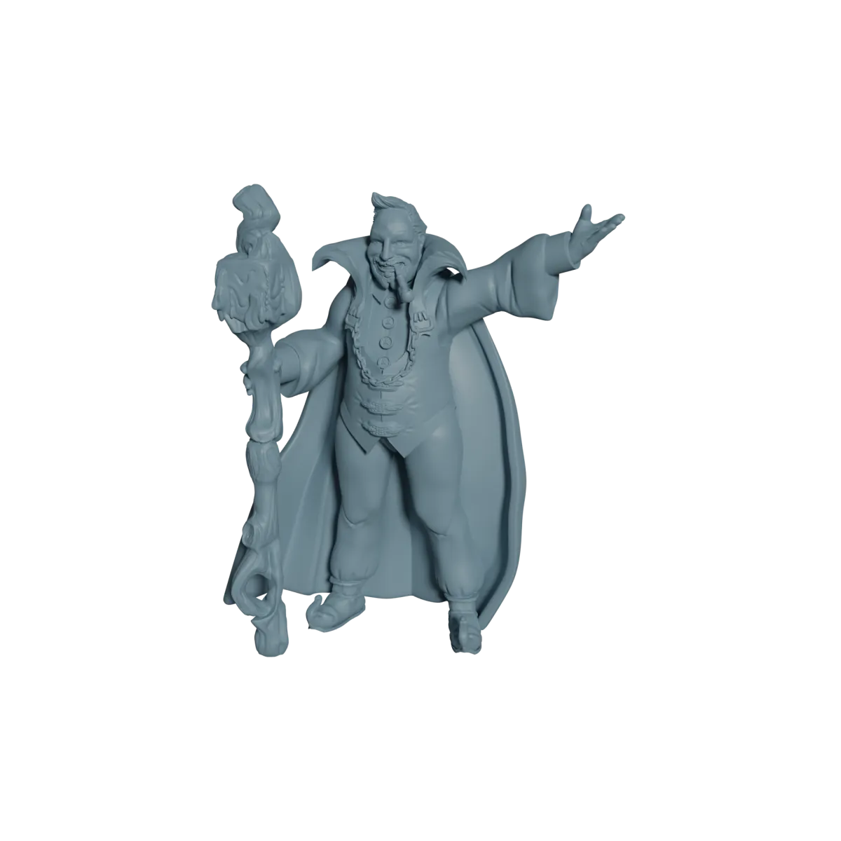RPG miniature STL 3D print fantasy character model