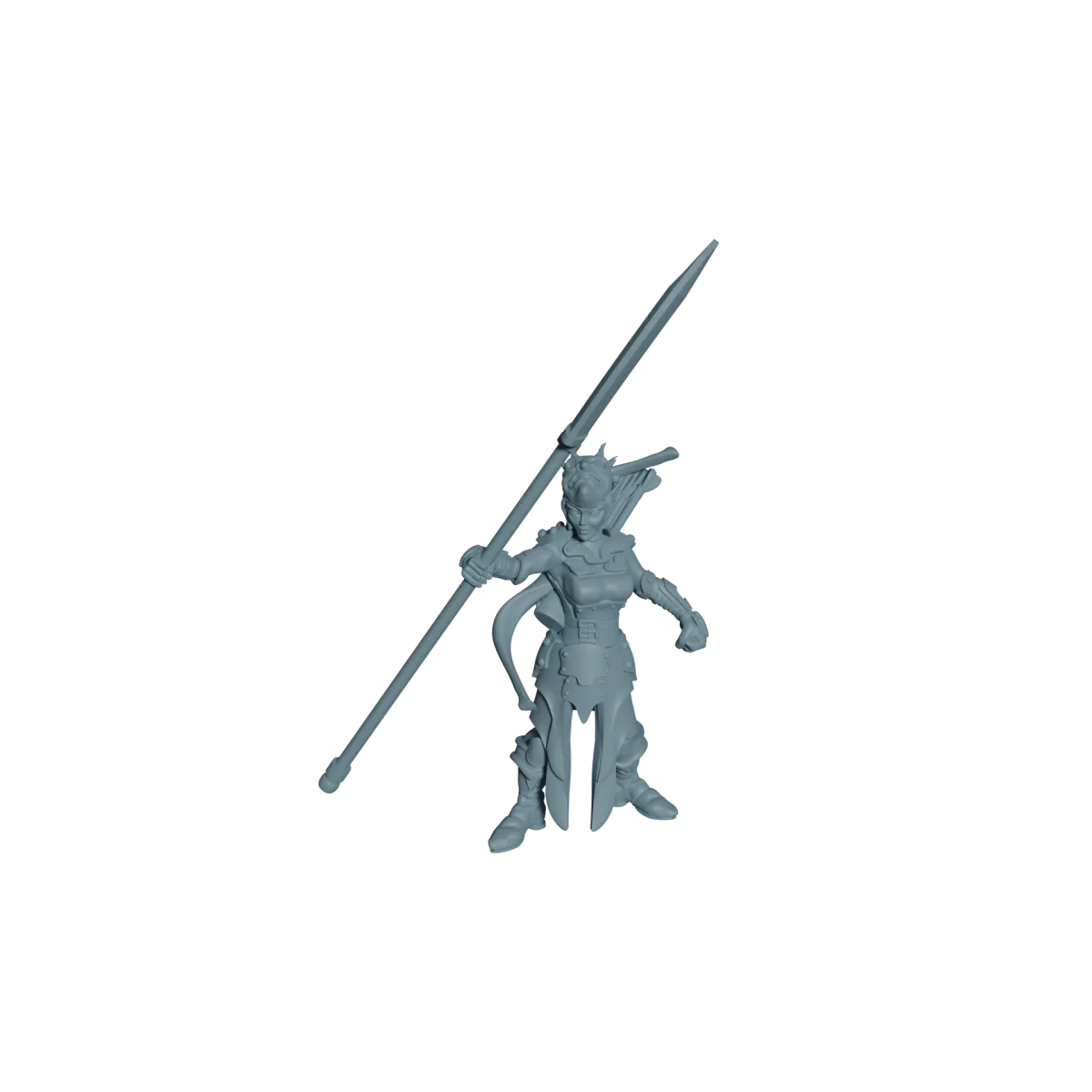 RPG miniature STL 3D print fantasy character model