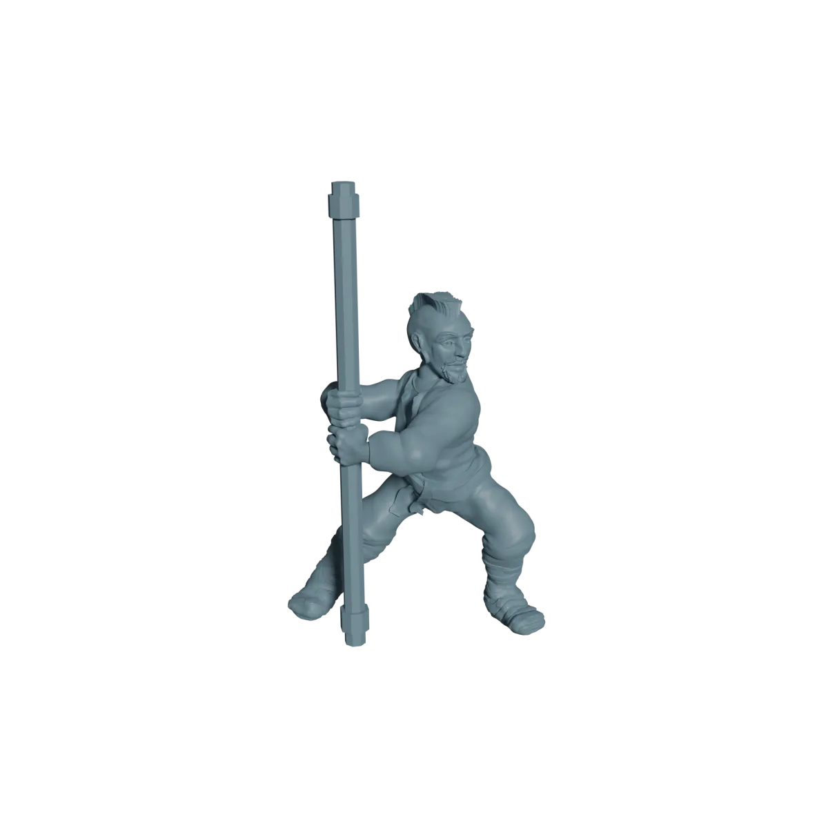 RPG miniature STL 3D print fantasy character model