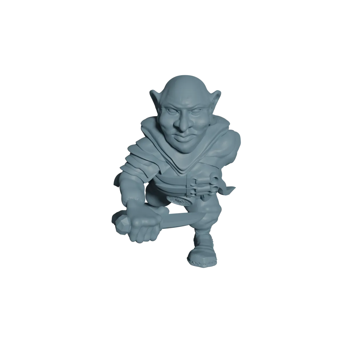 RPG miniature STL 3D print fantasy character model