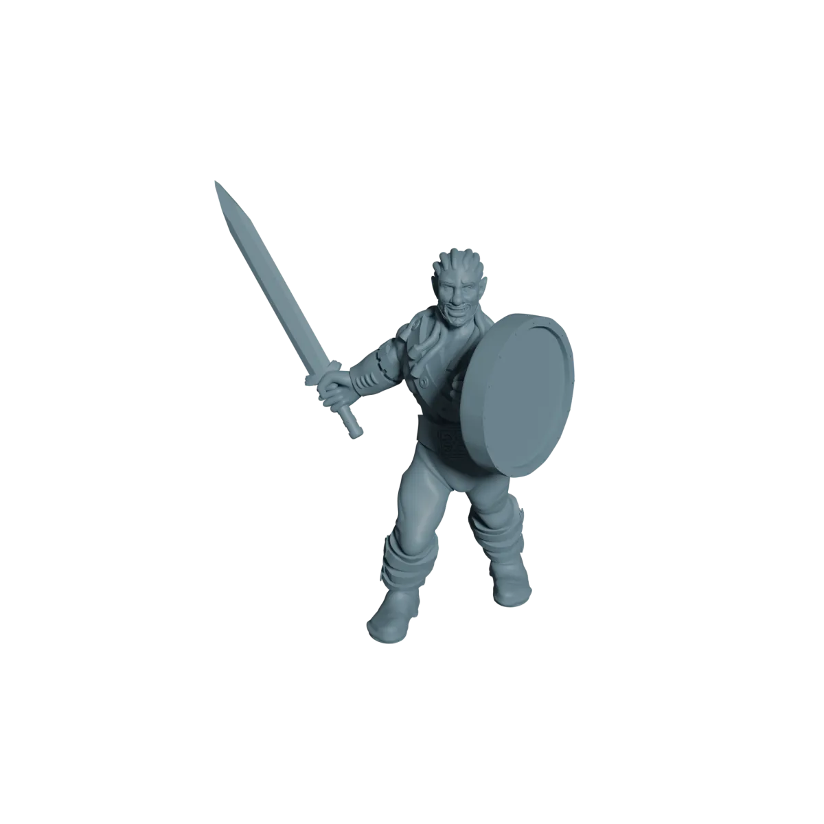 RPG miniature STL 3D print fantasy character model