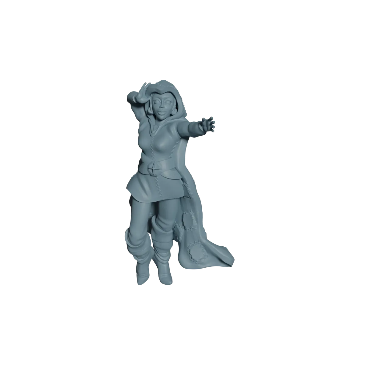 RPG miniature STL 3D print fantasy character model