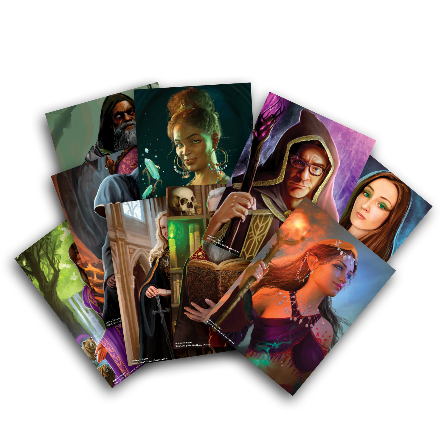 Tabletop RPG Character Art in 'Madness in Genzacon'