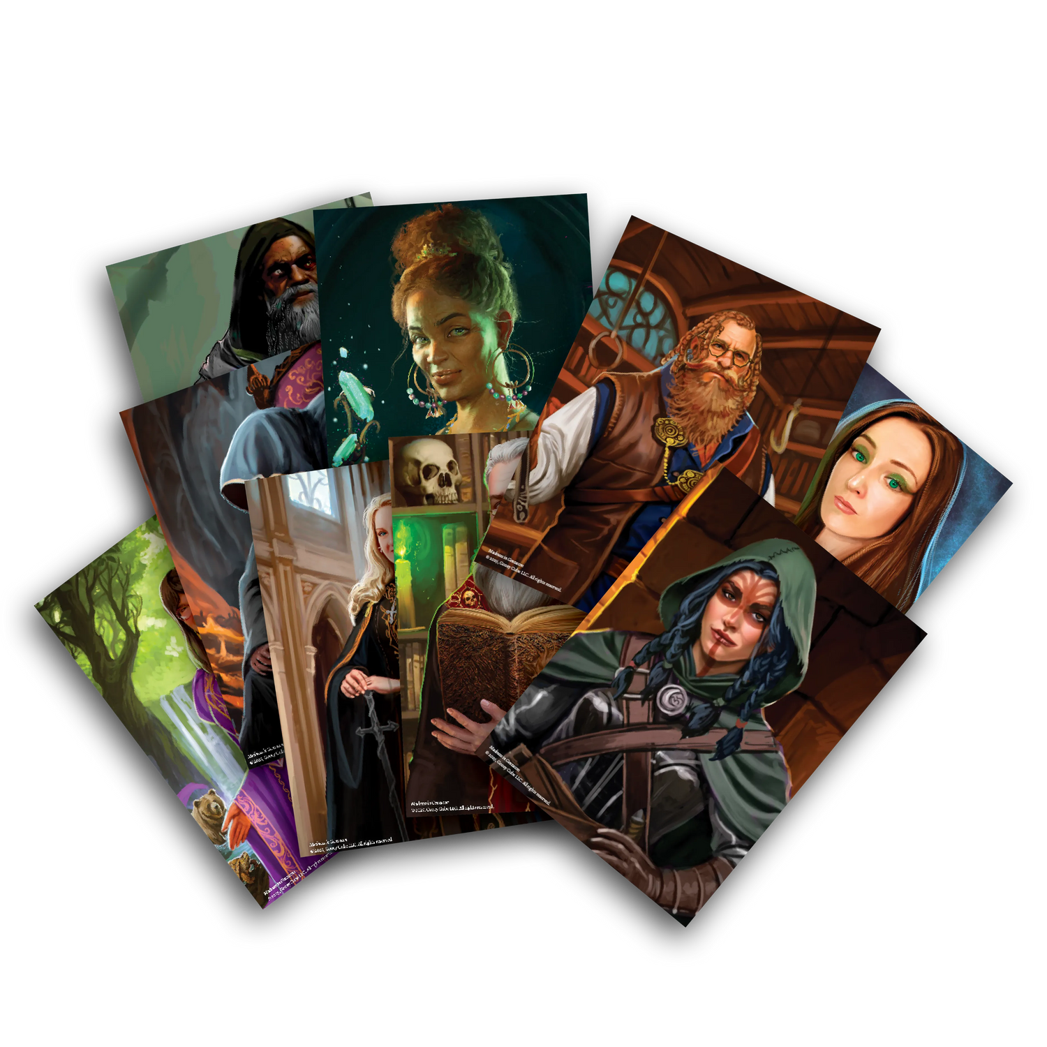 Tabletop RPG Characters are of 'Madness in Genzacon'