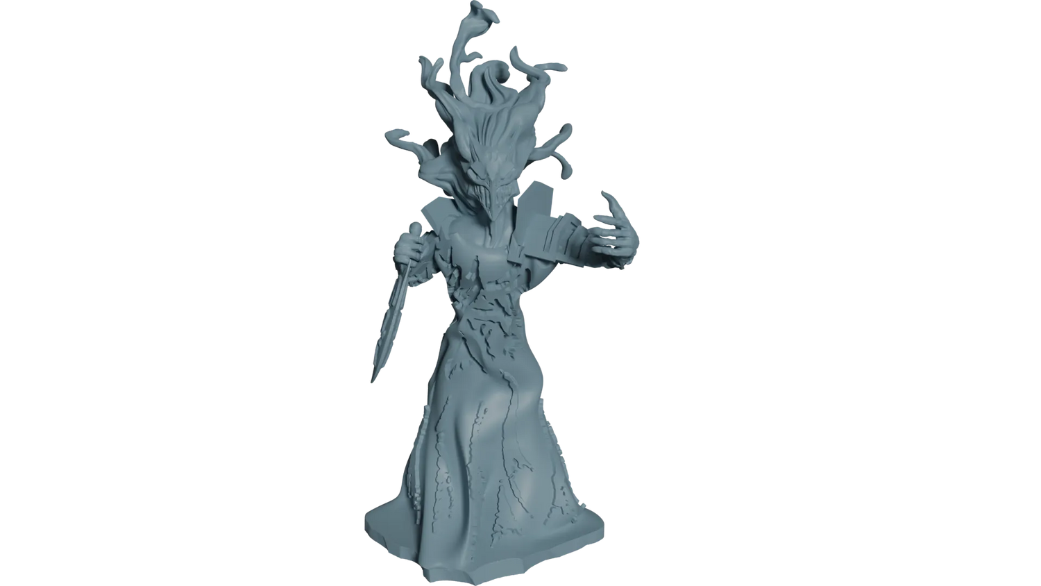 RPG miniature STL 3D print fantasy character model
