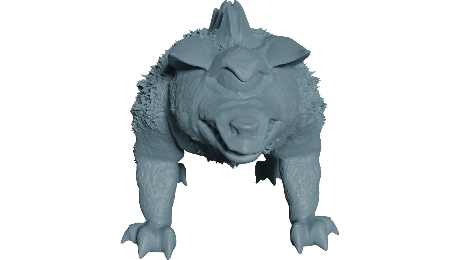 RPG miniature STL 3D print fantasy creature model