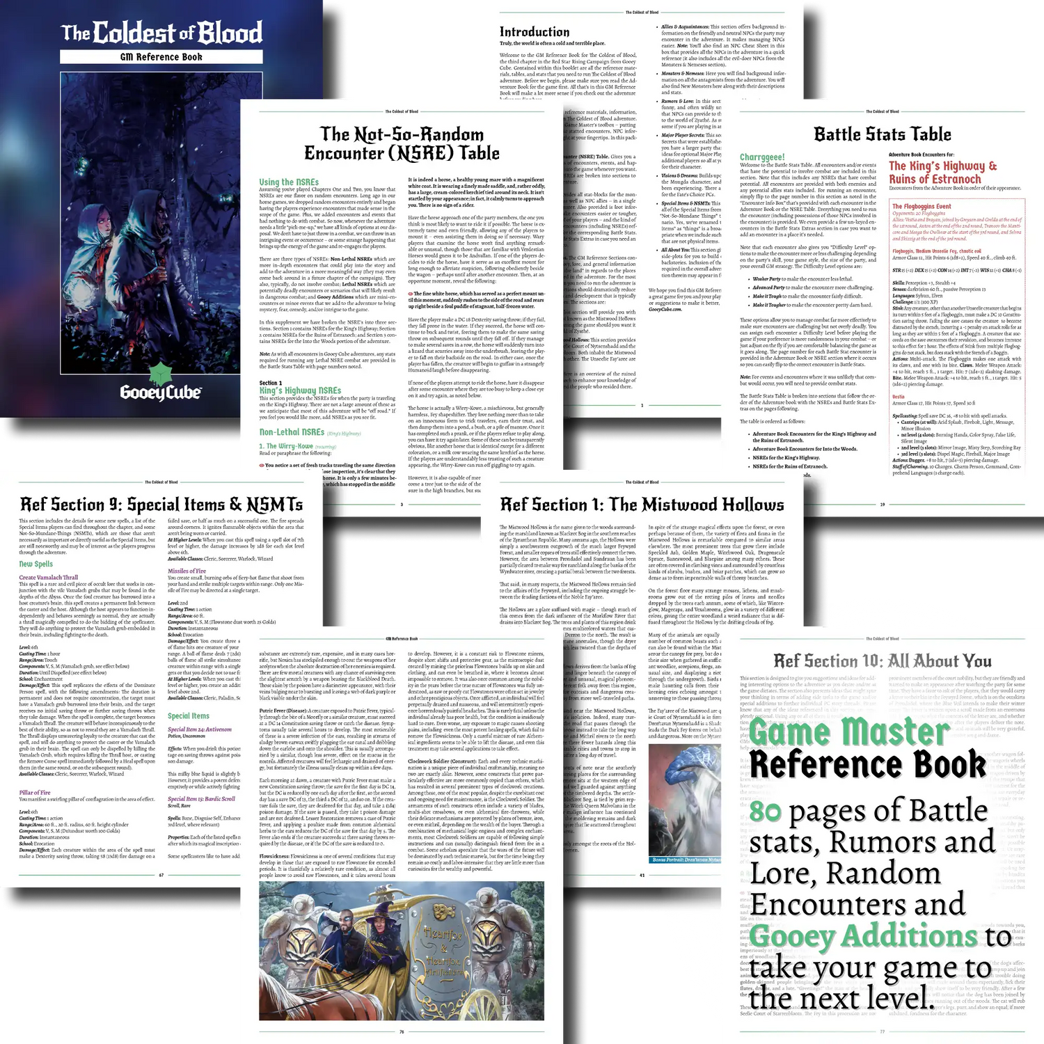 tabletop RPG player handouts and item cards