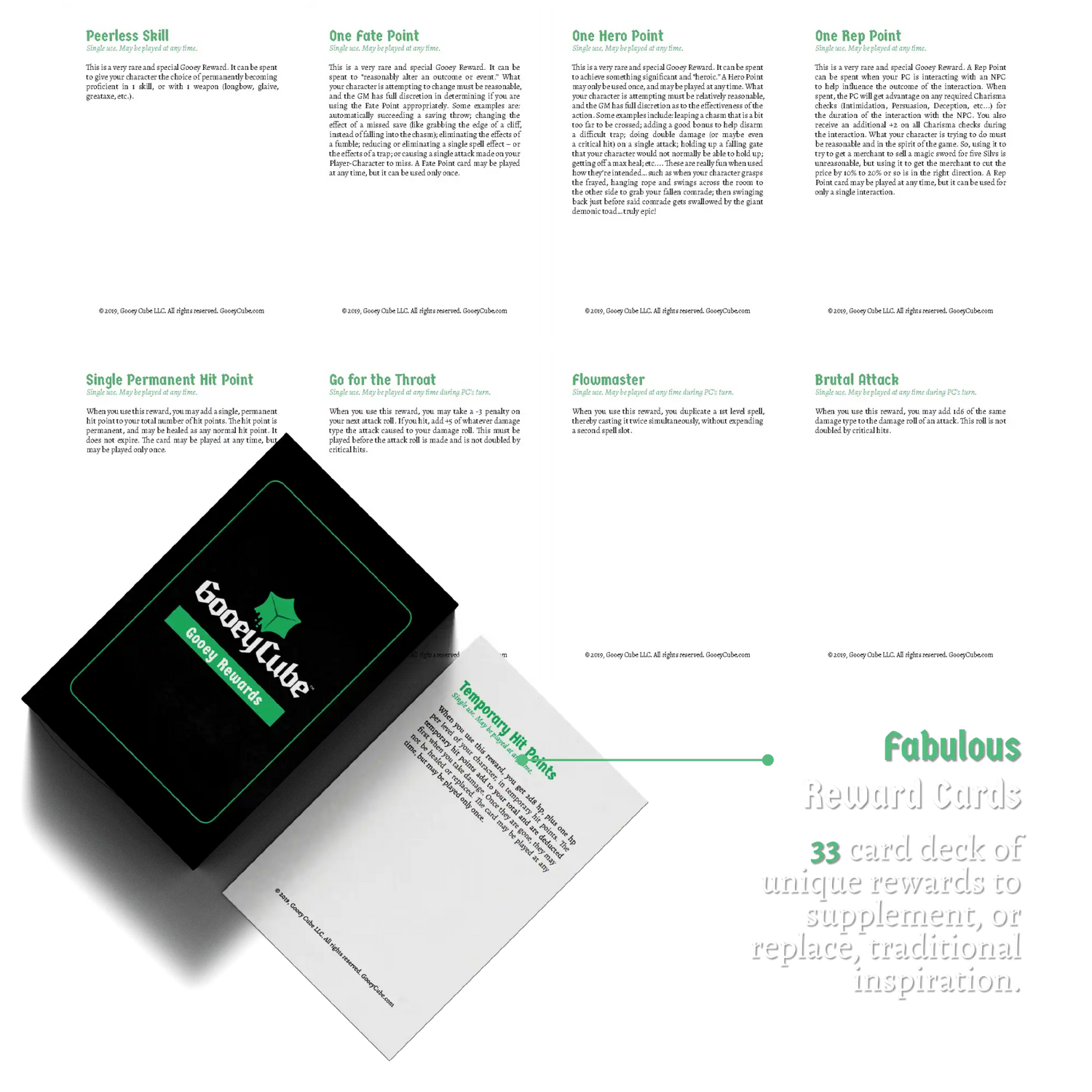 tabletop RPG player handouts and item cards