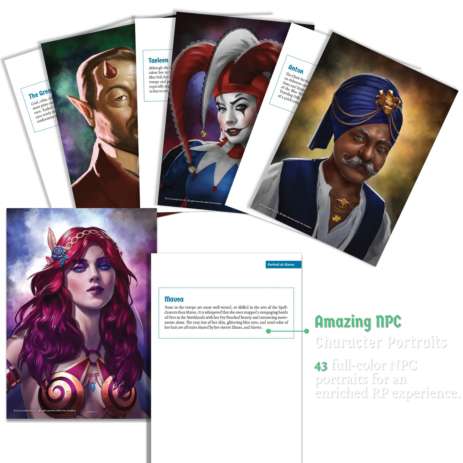 dnd player handouts and item cards