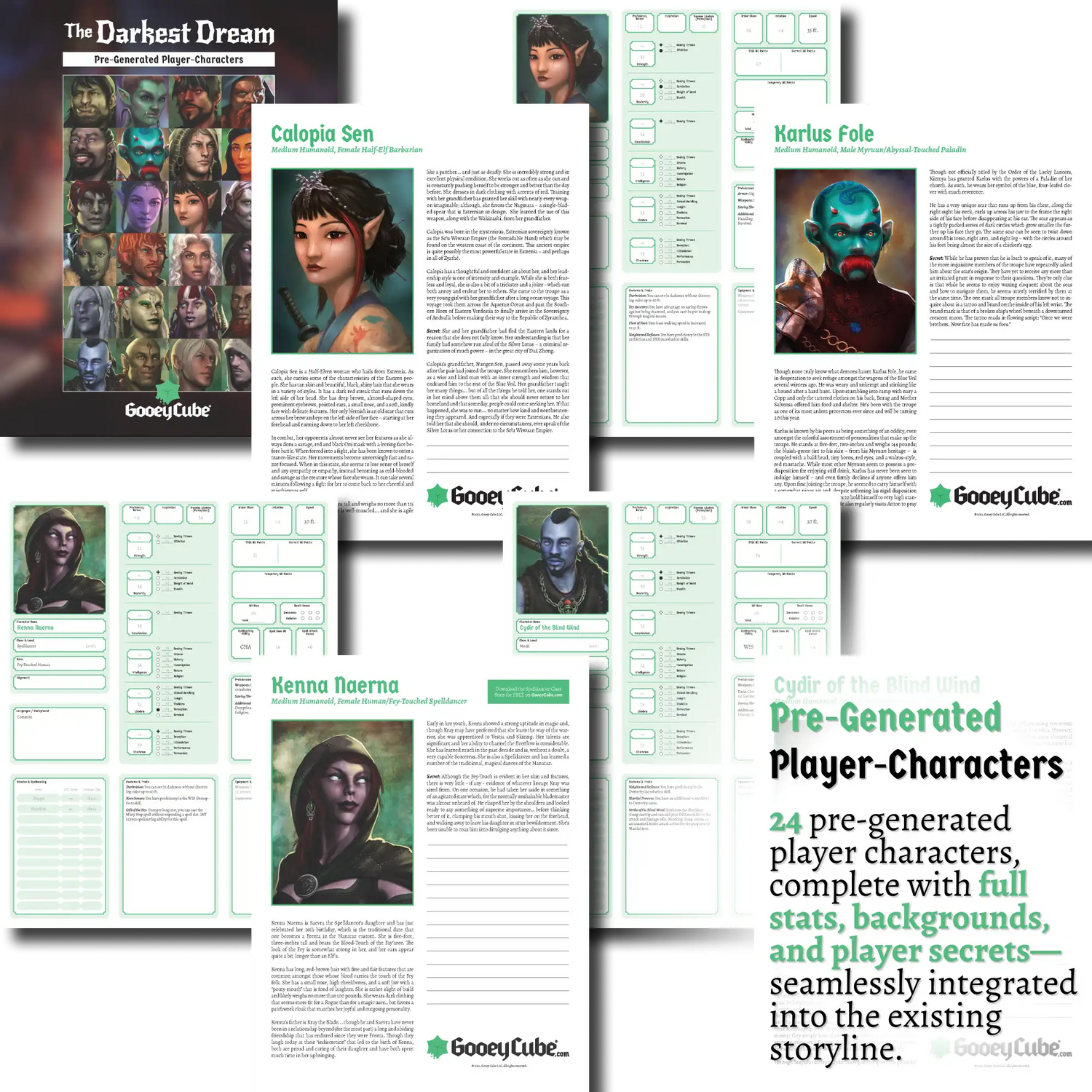 dnd player handouts and item cards