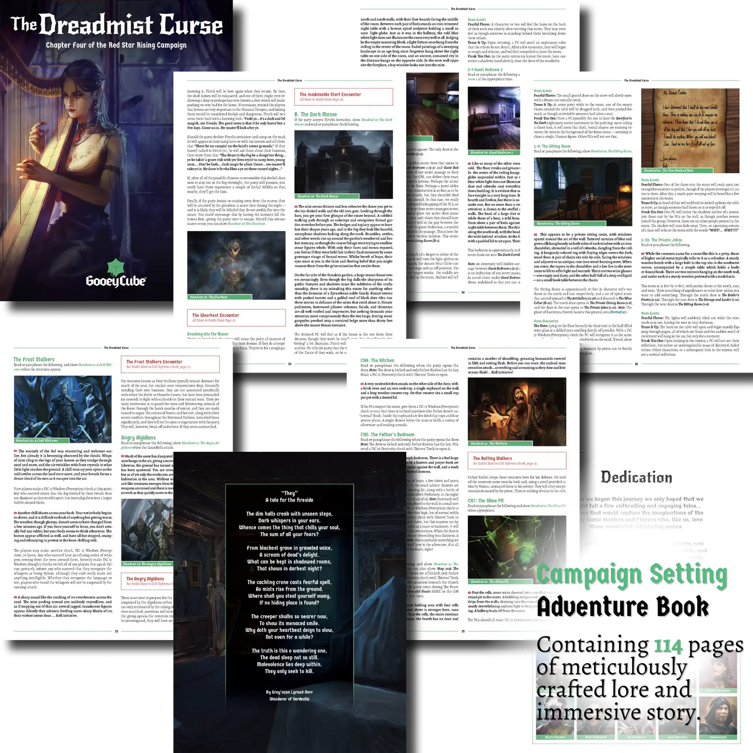 5e adventure level 5-7 gothic horror investigation tabletop RPG