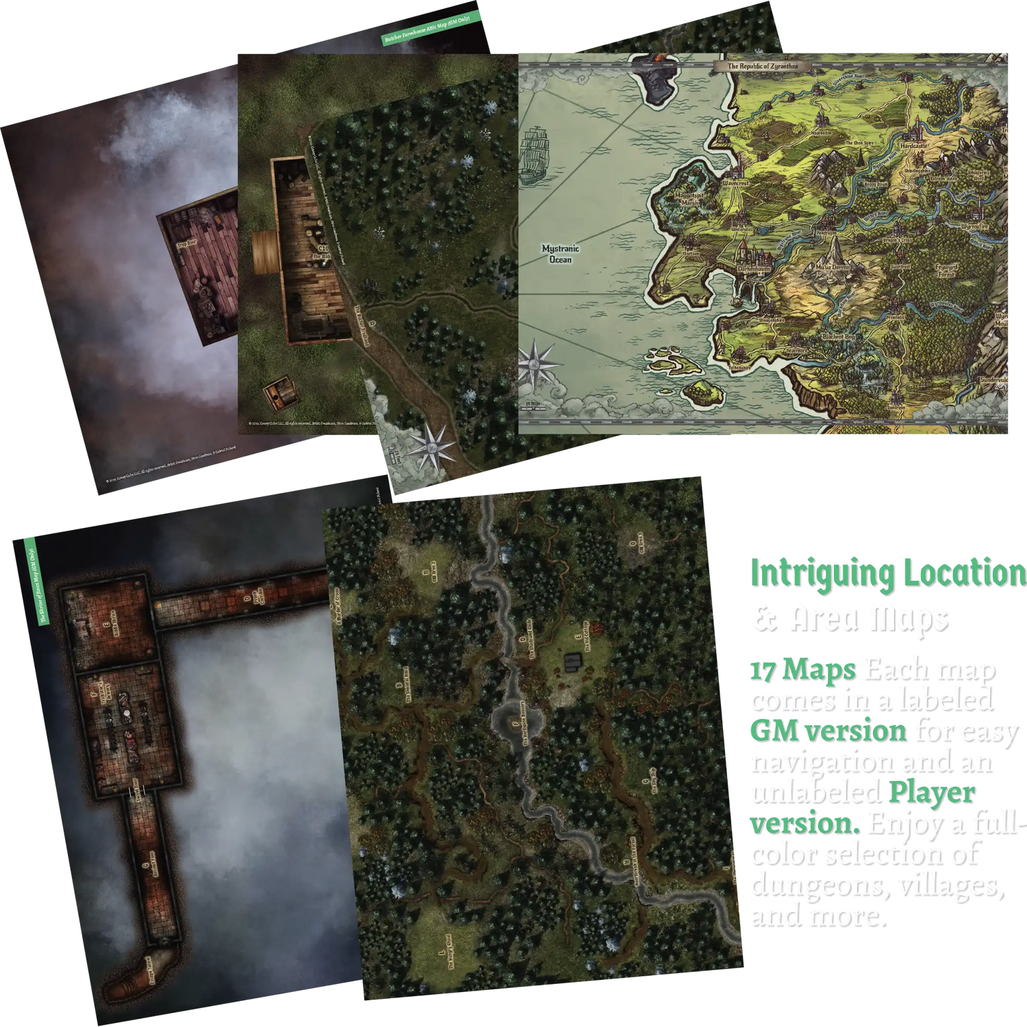 tabletop RPG battle map forest adventure duskwood