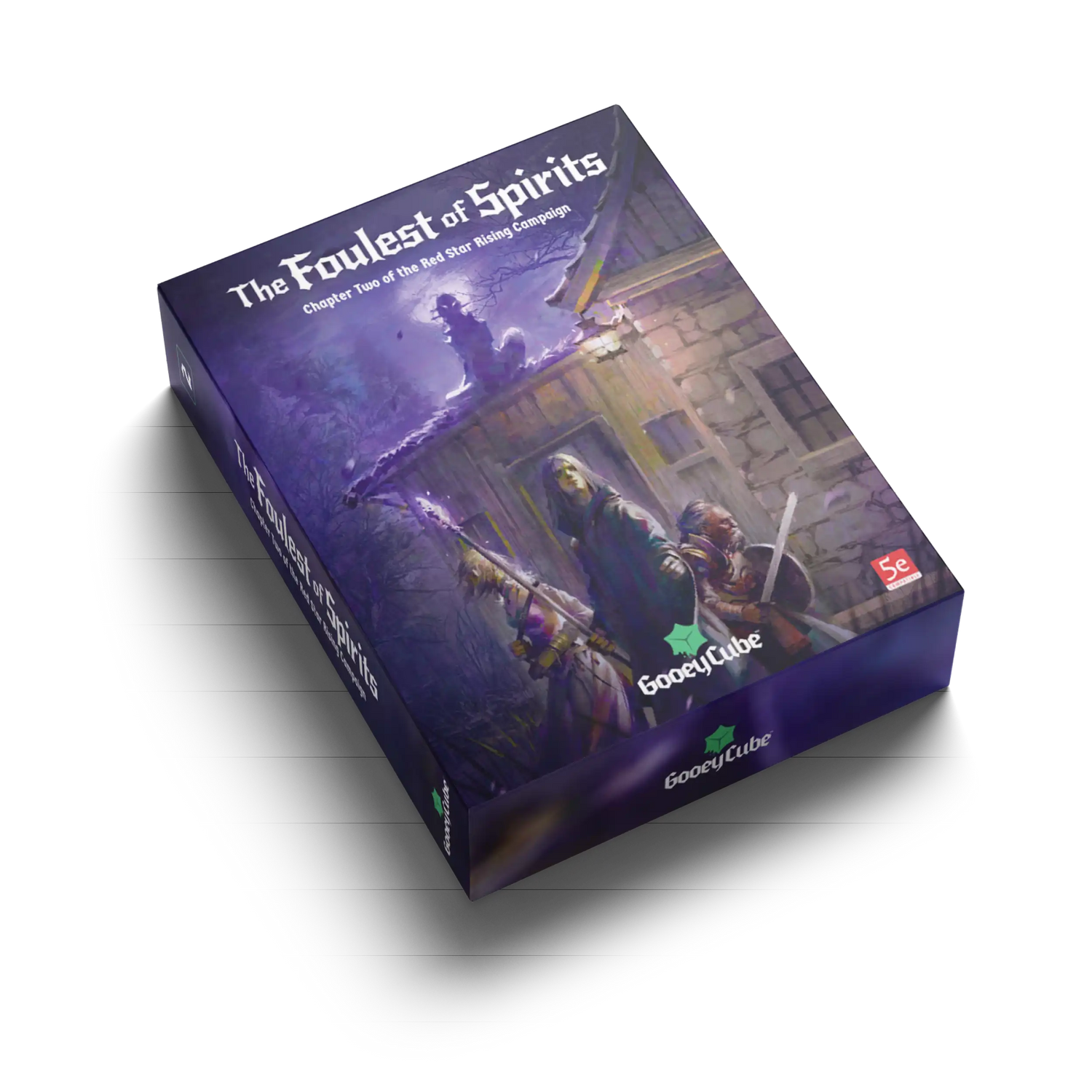 dark fantasy 5e adventure book cover investigation theme