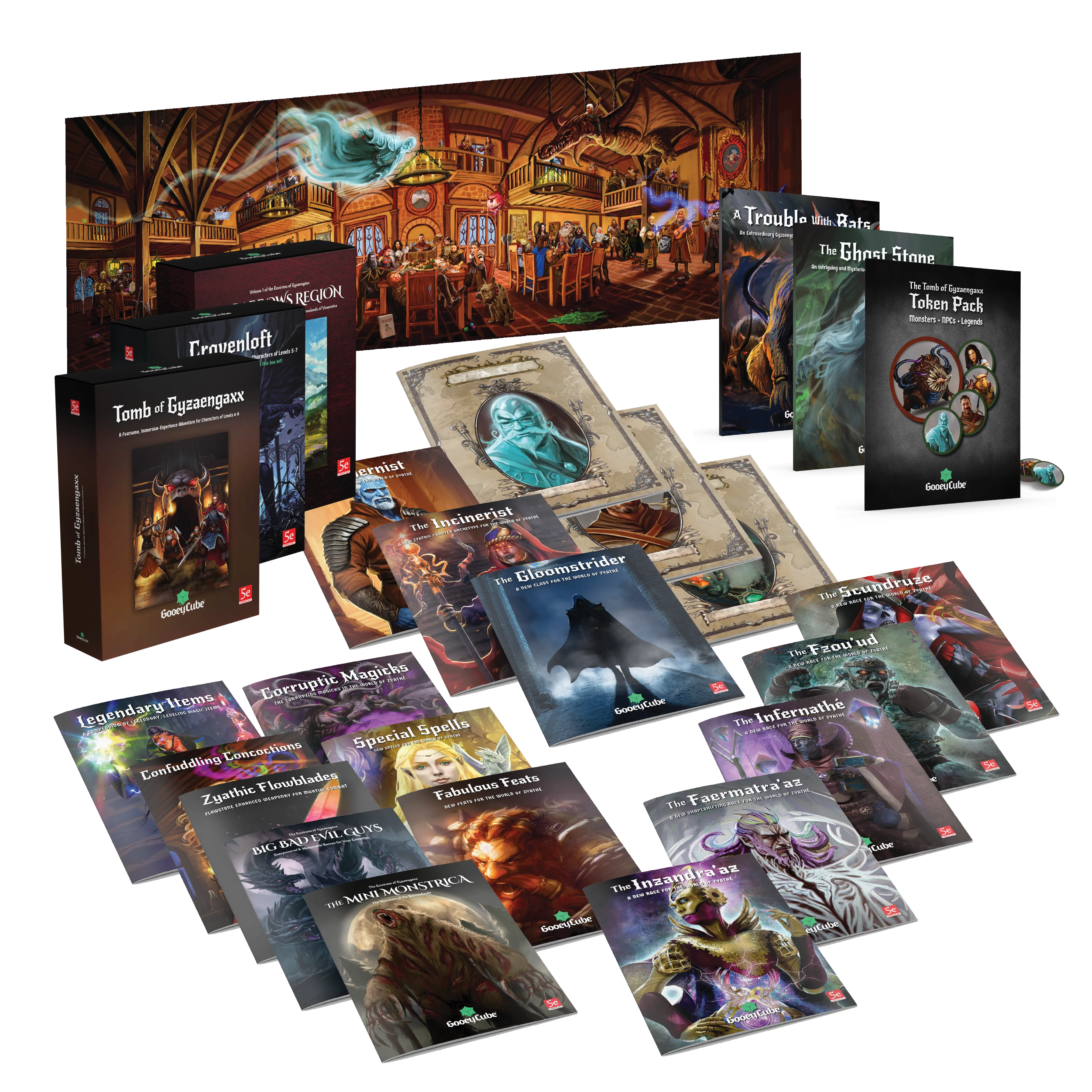 GAHGA 【G-CUBE】 RPG Campaign Bundle | Gyzaengaxx Complete Adventure Collection