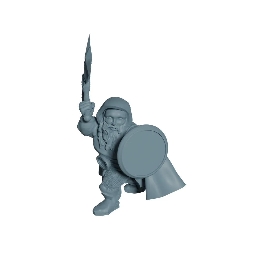 RPG miniature STL 3D print fantasy character model