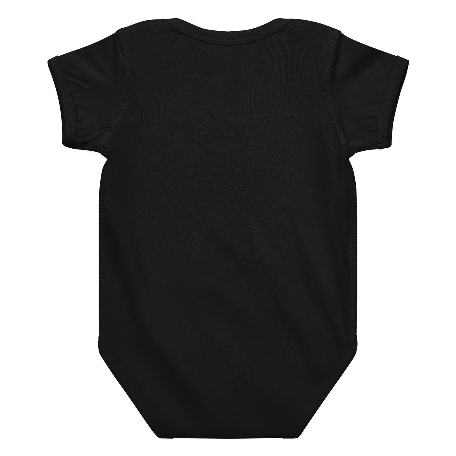 Black Gooey Cube Baby onesie back