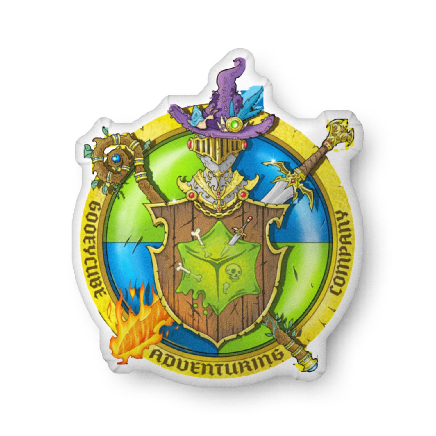 Gooey Cube Custom Shaped Pillow Front 22