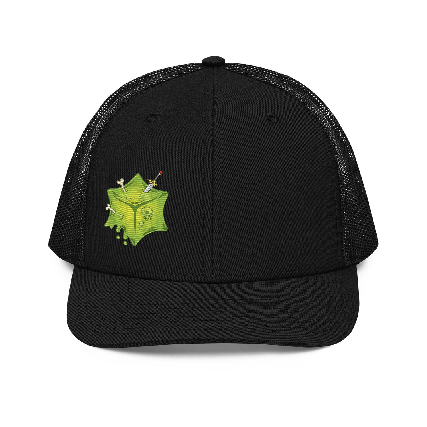 Gooey Cube The Cube Black Snapback Trucker Hat