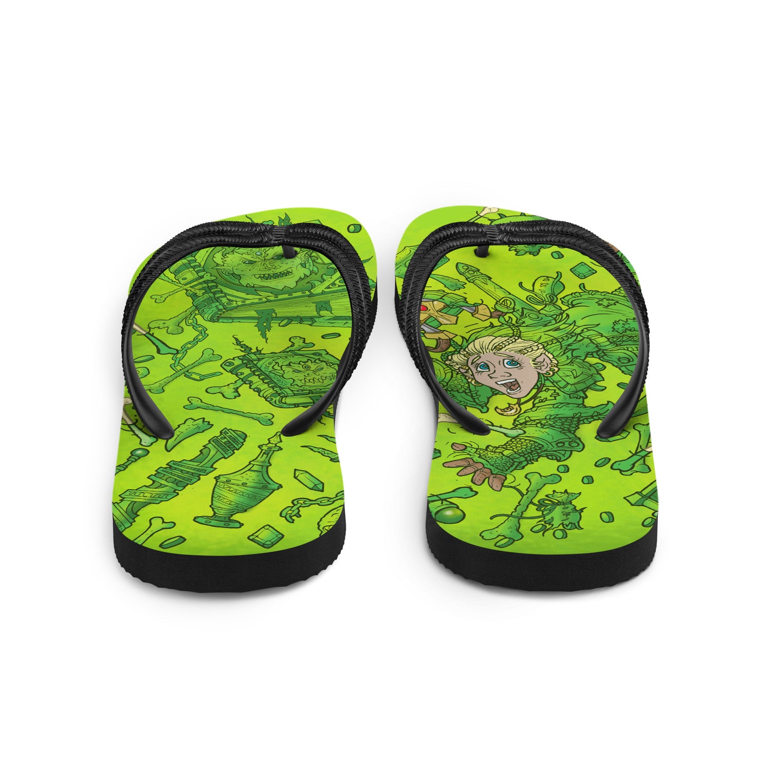 Gooey Cube flip flops