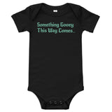 Black Gooey Cube Short Sleeve Baby Onesie