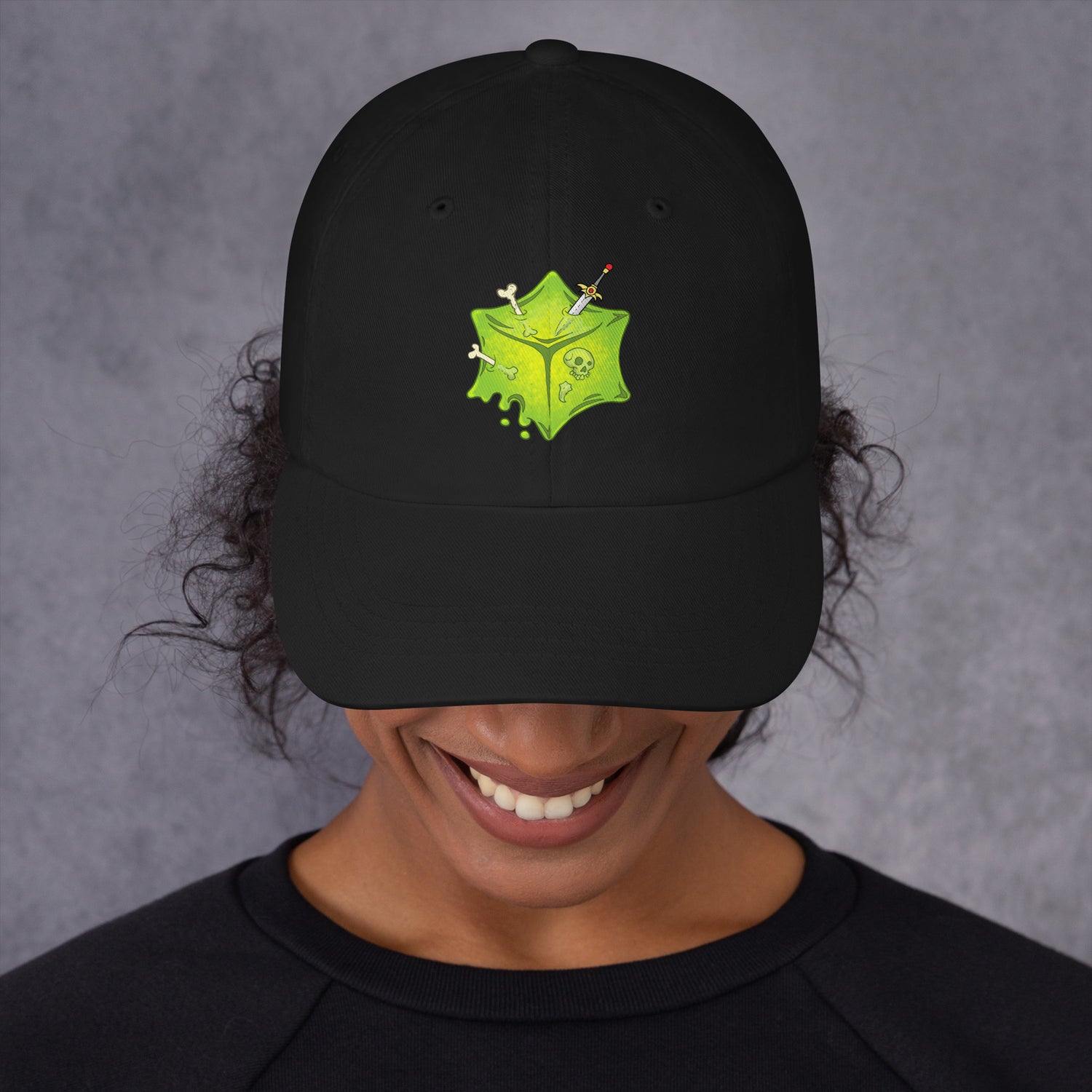 Gooey Cube The Cube Dad Hat Black