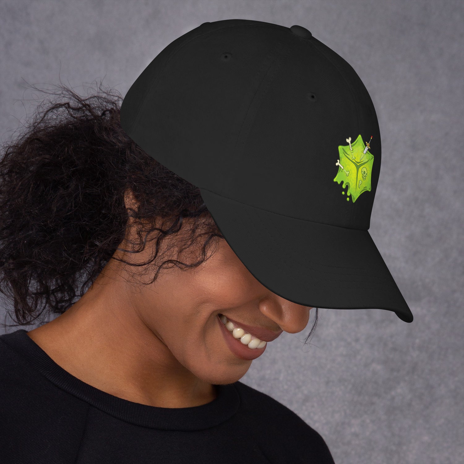 Gooey Cube The Cube Dad Hat Black