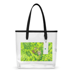 gooey cube clear tote bag