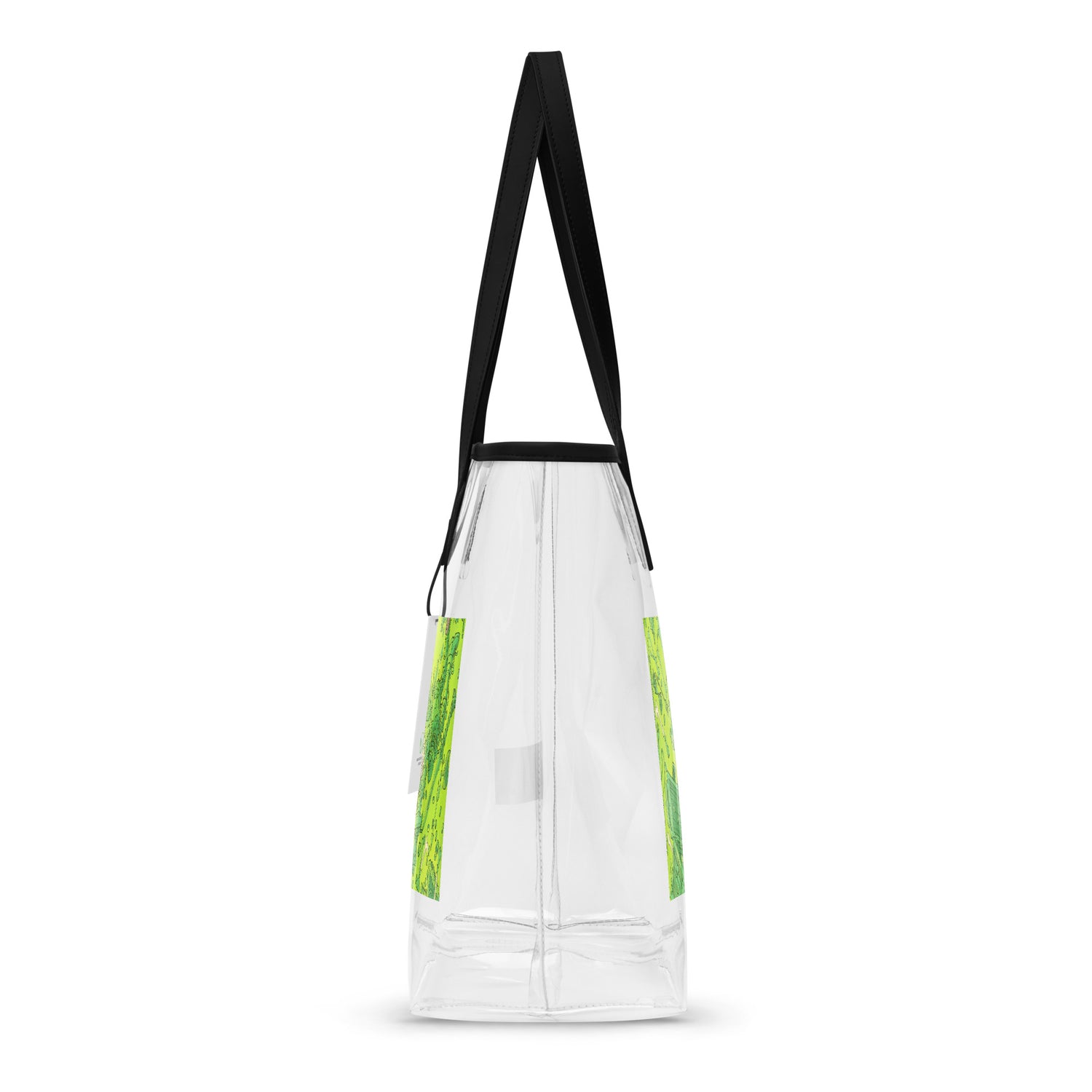 gooey cube clear tote bag