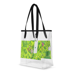 gooey cube clear tote bag