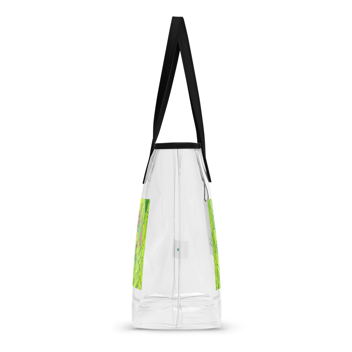 gooey cube clear tote bag