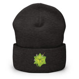 Gooey Cube Dark Grey Beanie Front
