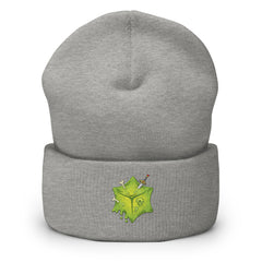 Gooey Cube Heather Grey Beanie Front