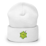 Gooey Cube White Beanie Front