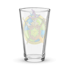 Gooey Cube 16 ounce Shaker Pint Glass Back