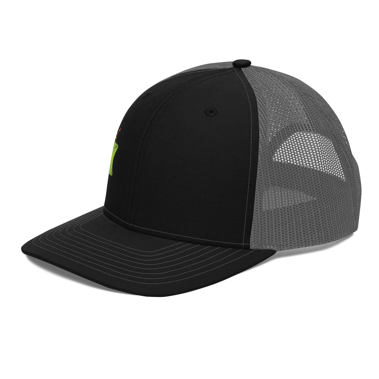 Gooey Cube The Cube Black Charcoal Snapback Trucker Hat