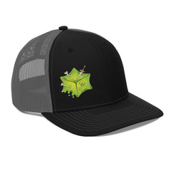 Gooey Cube The Cube Black Charcoal Snapback Trucker Hat