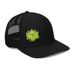 Gooey Cube The Cube Black Snapback Trucker Hat
