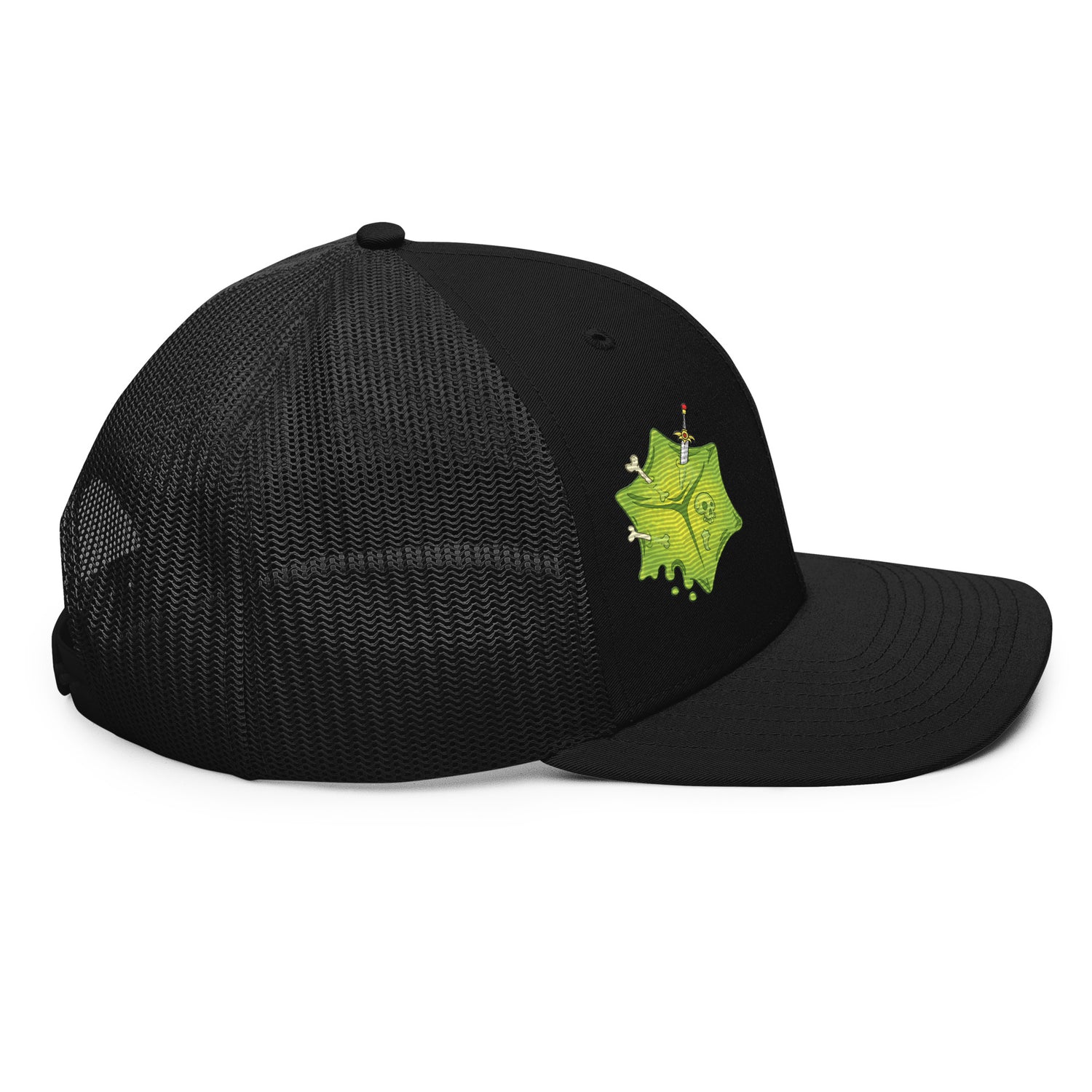 Gooey Cube The Cube Black Snapback Trucker Hat
