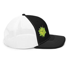 Gooey Cube The Cube Black and White Snapback Trucker Hat