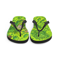 Gooey Cube flip flops