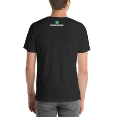 The Cube Unisex Black Heather T-Shirt Back