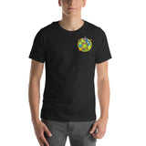 Gooey Cube Unisex Black T-Shirt Front