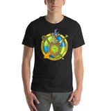 Gooey Cube Heather Black Unisex T-Shirt Front