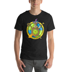 Gooey Cube Heather Black Unisex T-Shirt Front