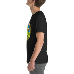 Gooey Cube Heather Black Unisex T-Shirt