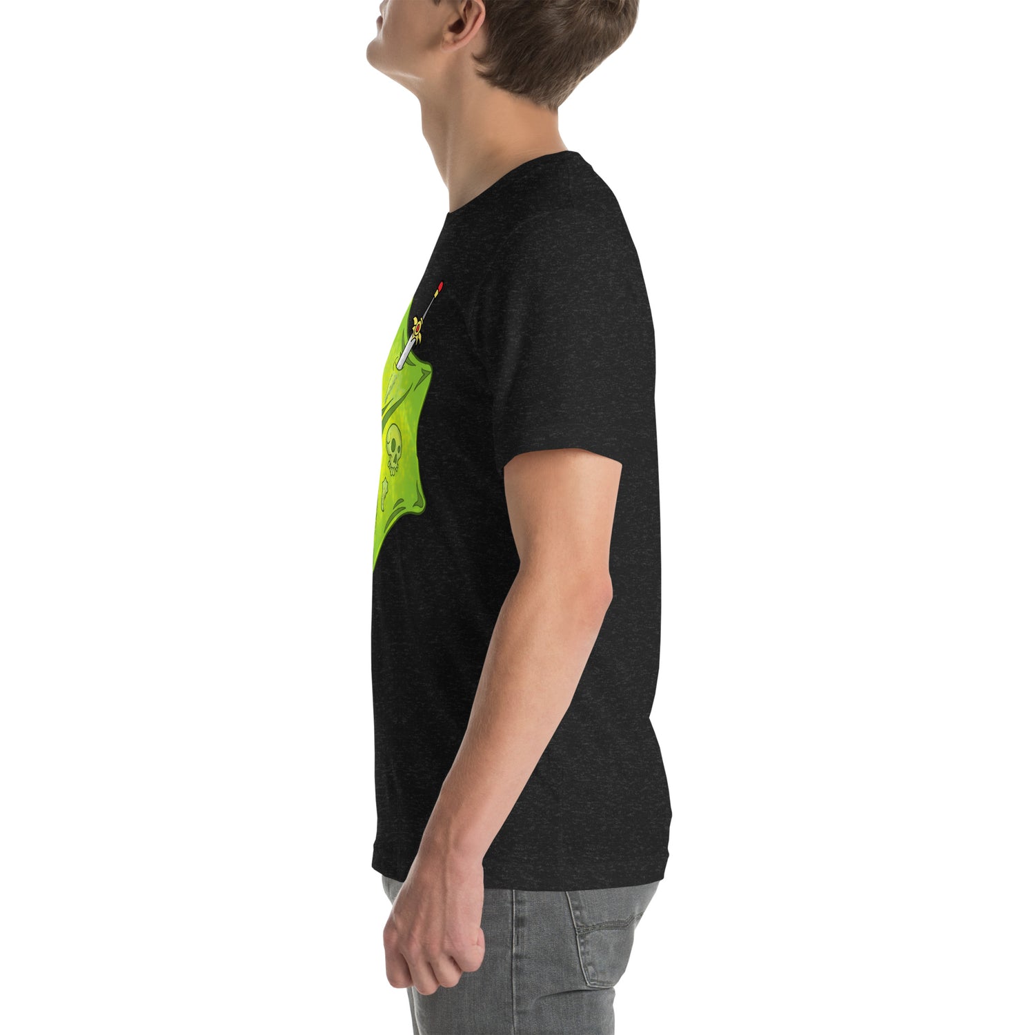 The Cube Unisex Black Heather T-Shirt