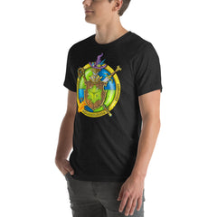 Gooey Cube Heather Black Unisex T-Shirt