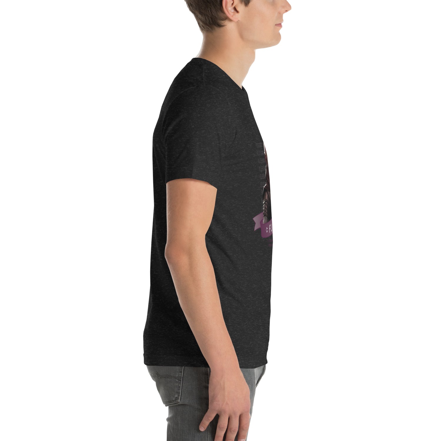 Gooey Cube Tabletop RPG Black Heather Fleegan T-Shirt