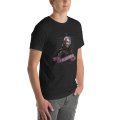 Gooey Cube Tabletop RPG Black Heather Fleegan T-Shirt Front