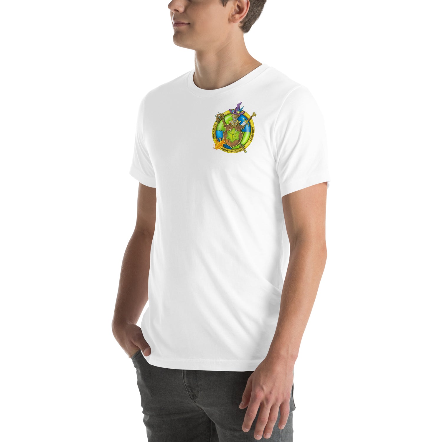 Gooey Cube Unisex Black T-Shirt Front